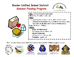 EUSD Summer Feeding Program- English